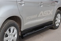 Mitsubishi ASX 2010-2023 Seitenschutzrohre BB002 Schwarz (2 Stk., Edelstahl) Foto 4