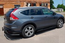 Honda CRV 2012-2016 Seitenschutzrohre BB002 Schwarz (2 Stk., Edelstahl) Foto 4