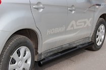 Mitsubishi Eclipse Cross 2017- Seitenschutzrohre BB002 Schwarz (2 Stk., Edelstahl) Foto 1