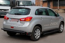 Mitsubishi Eclipse Cross 2017- Seitenschutzrohre BB002 Schwarz (2 Stk., Edelstahl) Foto 3