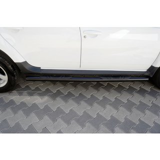 Seitenschutzrohre BB002 Schwarz (2 Stk., Edelstahl) Renault Duster 2018-2024 Foto 1