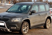 Skoda Yeti 2009-2017 Seitliche Trittrohre Black (2 Stk., Edelstahl) Foto 2