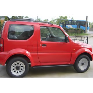 Seitliche Trittrohre Black (2 Stk., Edelstahl) Suzuki Jimny 1998-2018 Foto 1