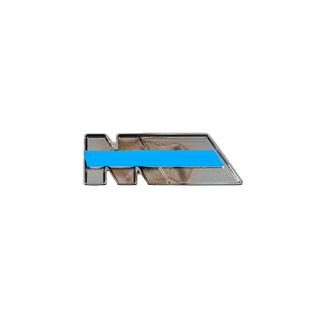Emblem M 85mm x 30mm (Edelstahl) Foto 4