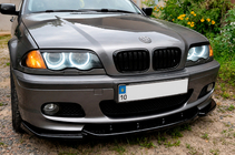 BMW 3 Series E46 1998-2006 Frontlippe DPT V-2 (für M-Sport 2003-2006, Schwarz Glanz) Foto 1