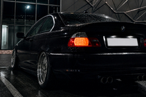BMW 3 Series E46 1998-2006 CSL-Style V3 Heckspoiler (für SD, Schwarz Glanz) Foto 12