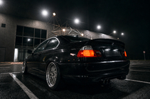 BMW 3 Series E46 1998-2006 CSL-Style V3 Heckspoiler (für SD, Schwarz Glanz) Foto 13