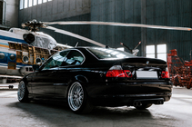BMW 3 Series E46 1998-2006 CSL-Style V3 Heckspoiler (für SD, Schwarz Glanz) Foto 4