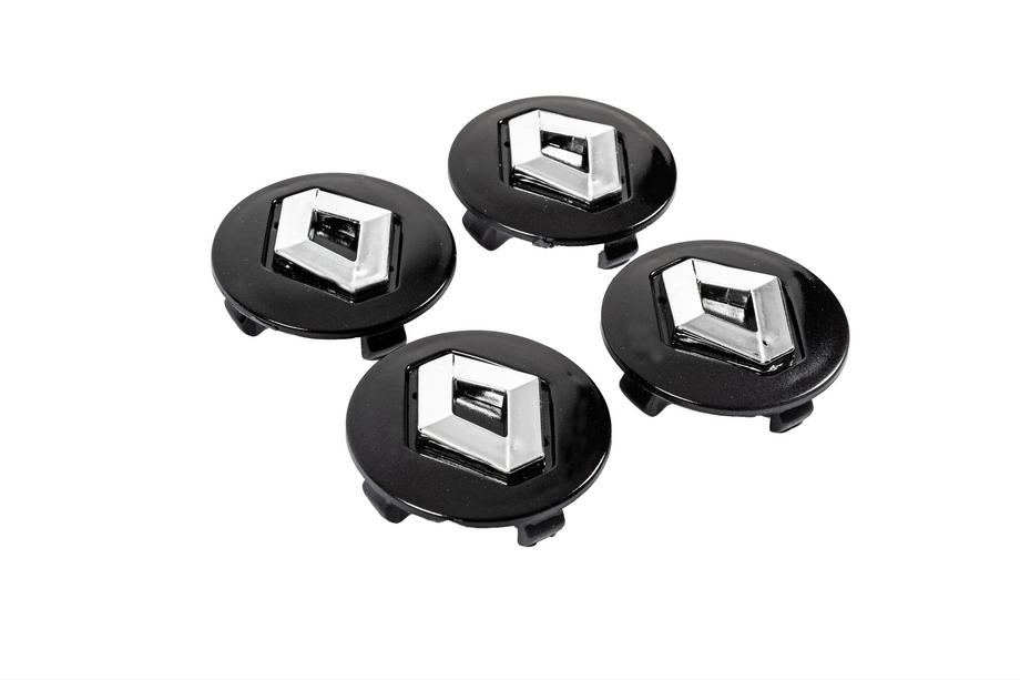 Renault Schwarze Felgendeckel 5650v1 (56mm auf 50mm, 4 Stk) Foto 3