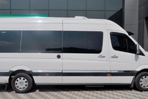 Volkswagen Crafter 2006-2016 Seitenschutzrohre Black (2 Stk., Edelstahl) Foto 3