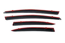 Honda Civic Sedan VIII 2006-2011 Windabweiser mit Chromleiste (4 Stk, Niken) Foto 4