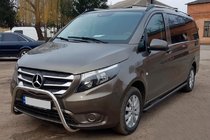 Mercedes Vito/V-class W447 2014- Seitenschutzrohre Black (2 Stk., Edelstahl) Foto 3