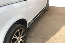 Volkswagen T5 2010-2015 Seitliche Trittrohre Black (2 Stk., Edelstahl) 70mm, Kurzer Radstand Foto 7