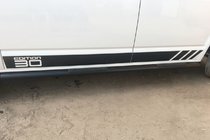 Volkswagen T6 2015-2024 Seitliche Trittrohre Black (2 Stk., Edelstahl) Foto 11