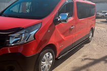 Renault Trafic 2001–2015 Seitenschutzrohre BB002 Schwarz (2 Stk., Edelstahl) Foto 4