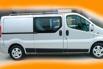 Renault Trafic 2001–2015 Seitenschutzrohre BB002 Schwarz (2 Stk., Edelstahl) Foto 8