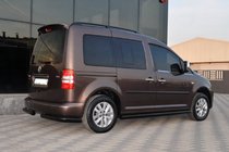 Volkswagen Caddy 2010-2015 Seitenschutzrohre BB001 Schwarz (2 Stk., Edelstahl) Foto 7