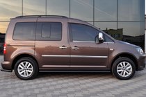 Volkswagen Caddy 2010-2015 Seitenschutzrohre BB001 Schwarz (2 Stk., Edelstahl) Foto 9
