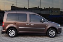 Volkswagen Caddy 2015-2020 Seitenschutzrohre BB001 Schwarz (2 Stk., Edelstahl) Foto 10