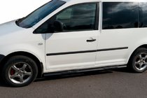 Volkswagen Caddy 2015-2020 Seitenschutzrohre BB001 Schwarz (2 Stk., Edelstahl) Foto 5