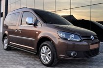 Volkswagen Caddy 2020- Seitenschutzrohre BB001 Schwarz (2 Stk., Edelstahl) Foto 1