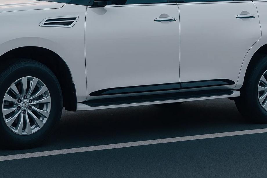 Infiniti QX80 2013-2024 Türleisten (4 Stk, schwarz) Image