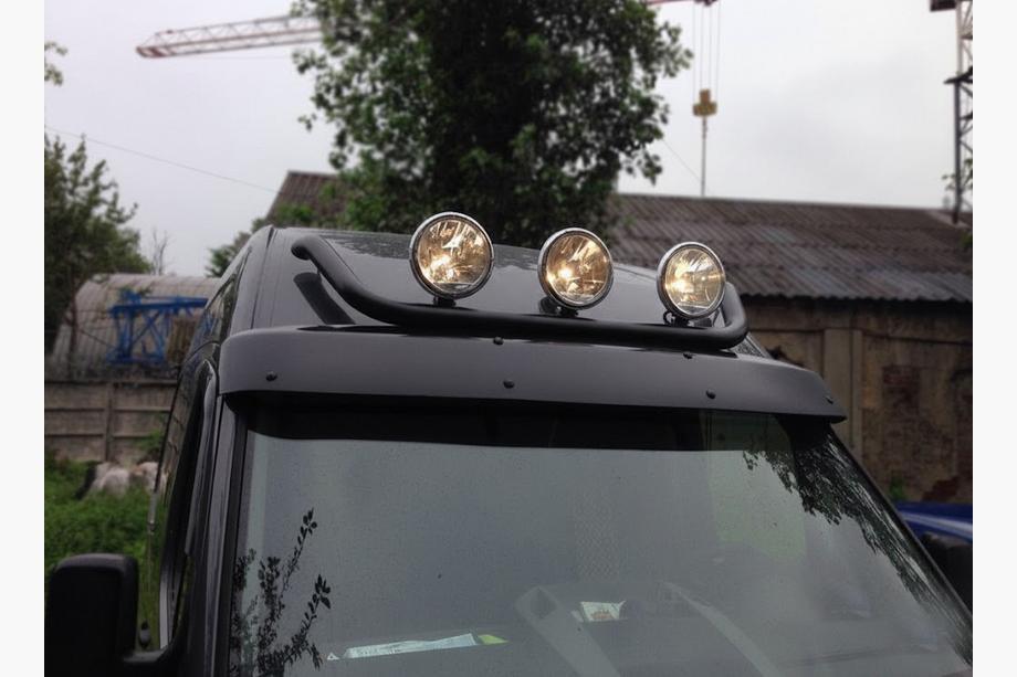 Mercedes Sprinter W906 2006–2018 Frontbügel Black (Edelstahl) Image