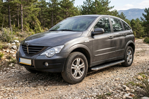 SsangYong Action 2005-2018 Trittbretter Maydos V1 (2 Stk., Aluminium & Edelstahl) Foto 1
