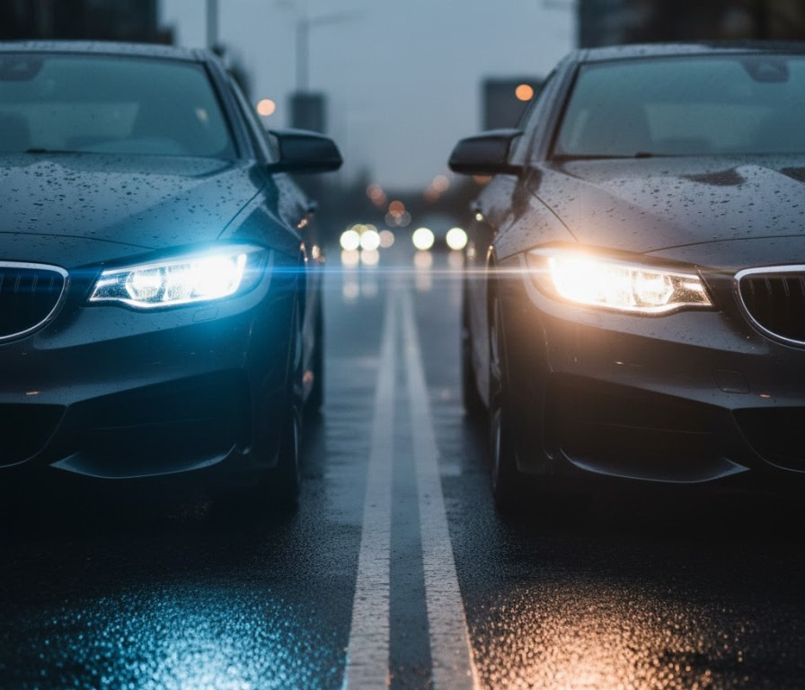 Welche Scheinwerfer leuchten besser: Xenon oder LED?