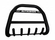 Mitsubishi Pajero Wagon IV 2006-2021 Frontbügel QT012 Schwarz (Edelstahl) Foto 1