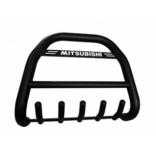 Frontbügel QT012 Schwarz (Edelstahl) Mitsubishi Pajero Wagon IV 2006-2021