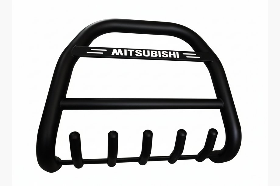 Mitsubishi Pajero Wagon IV 2006-2021 Frontbügel QT012 Schwarz (Edelstahl) Image