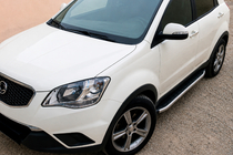 SsangYong Korando 2010-2019 Seitenschweller Fullmond (2 Stk., Aluminium) Foto 1