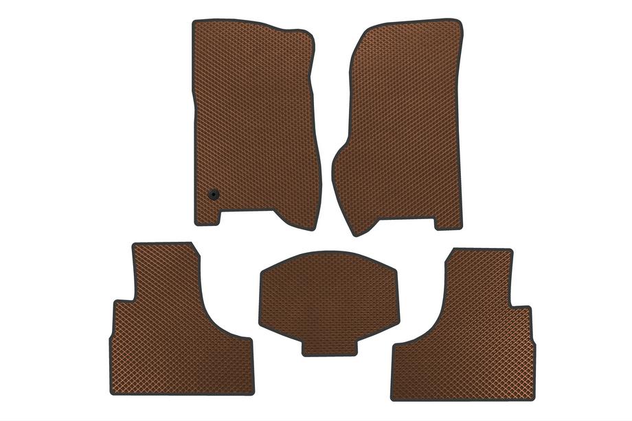 Jeep Cherokee/Liberty 2002-2007 EVA Fußmatten (Braun) Image