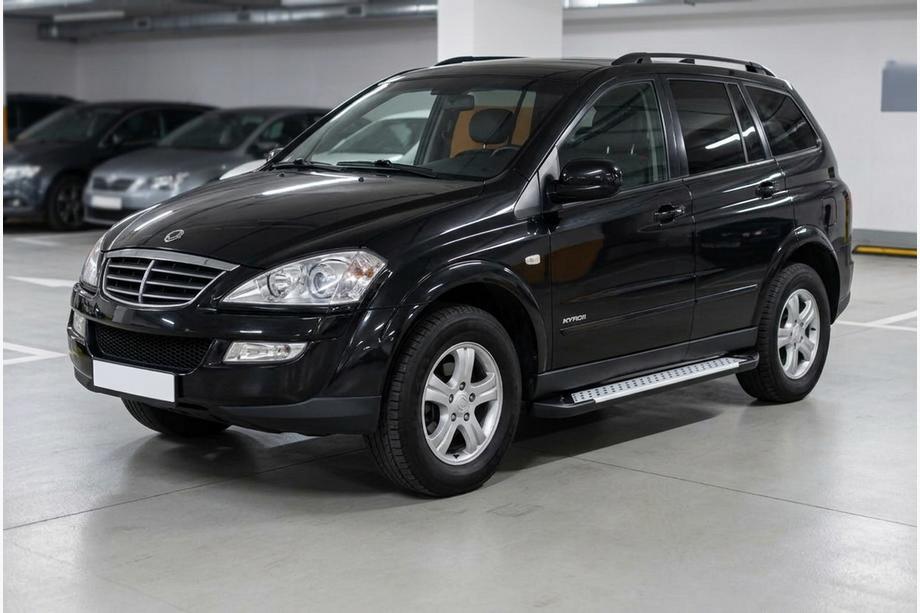 SsangYong Kyron 2005-2014 Trittbretter Allmond Grey (2 Stk., Aluminium) Image
