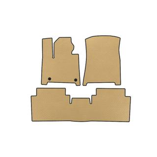 EVA Fußmatten (2 Reihen, Beige)