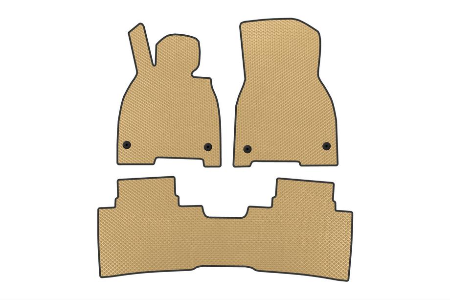 Mercedes EQS 2021- EVA Fußmatten (Beige) Image