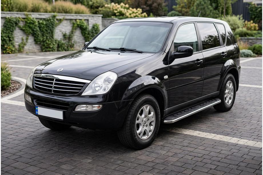 SsangYong Rexton I 2001-2017 Trittbretter Maydos V1 (2 Stk., Aluminium & Edelstahl) Image