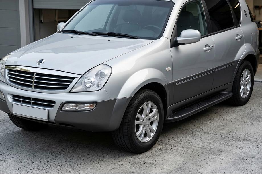 SsangYong Rexton I 2001-2017 Seitenschweller Bosphorus Black (2 Stk., Aluminium) Image