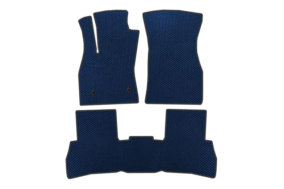 Fiat Doblo II 2010-2022 EVA V2 Fußmatten (2010-2015, Blau) Image