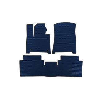 EVA Fußmatten (2 Reihen, Blau)