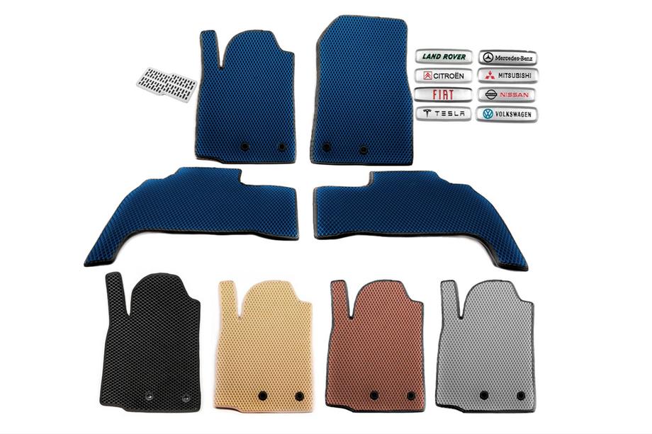 Opel Corsa E 2015-2019 EVA Fußmatten (Blau) Image