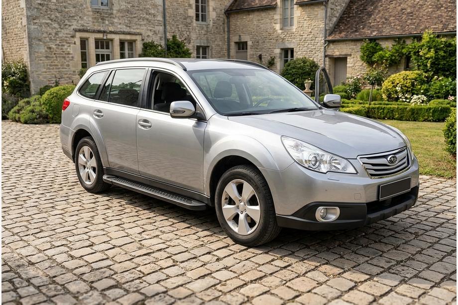 Subaru Outback 2009-2014 Trittbretter Allmond Black (2 Stk., Aluminium) Image
