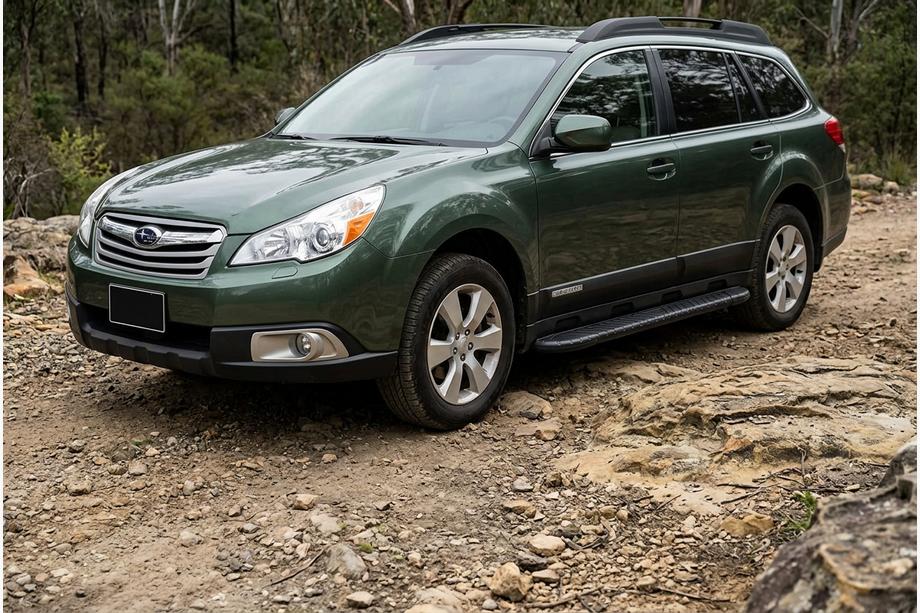 Subaru Outback 2009-2014 Seitenschweller Bosphorus Black (2 Stk., Aluminium) Image
