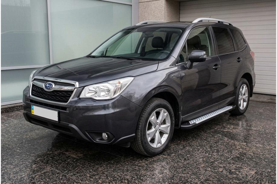 Subaru Forester 2013-2018 Trittbretter Allmond Grey (2 Stk., Aluminium) Image