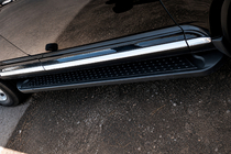 Volkswagen Touareg 2002–2010 Trittbretter Allmond Black (2 Stk., Aluminium) Foto 2
