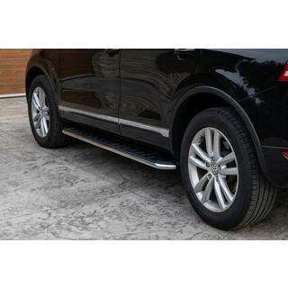 Trittbretter Maydos V1 (2 Stk., Aluminium & Edelstahl) Volkswagen Touareg 2002–2010 Foto 1