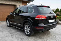 Volkswagen Touareg 2010-2018 Trittbretter Maydos V1 (2 Stk., Aluminium & Edelstahl) Foto 1