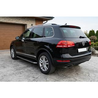 Trittbretter Maydos V1 (2 Stk., Aluminium & Edelstahl) Volkswagen Touareg 2010-2018 Foto 1