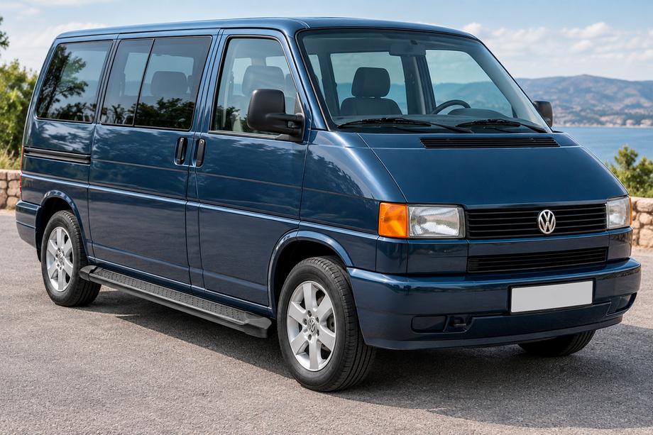 Volkswagen T4 Caravelle/Multivan 1990–2003 Trittbretter Allmond Black (2 Stk., Aluminium) Image